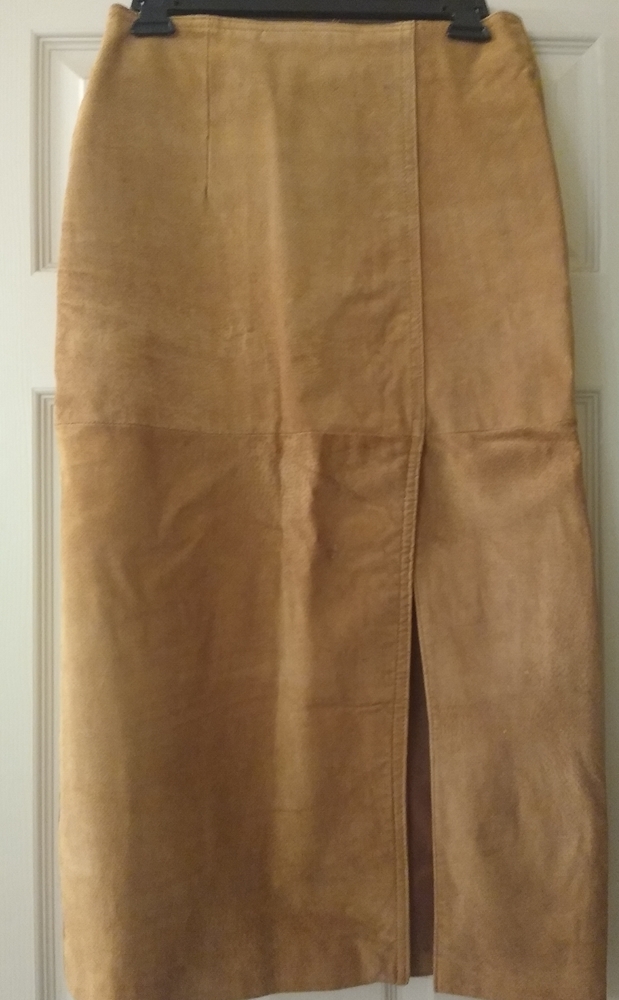 Beautiful, Camel Suede Skirt